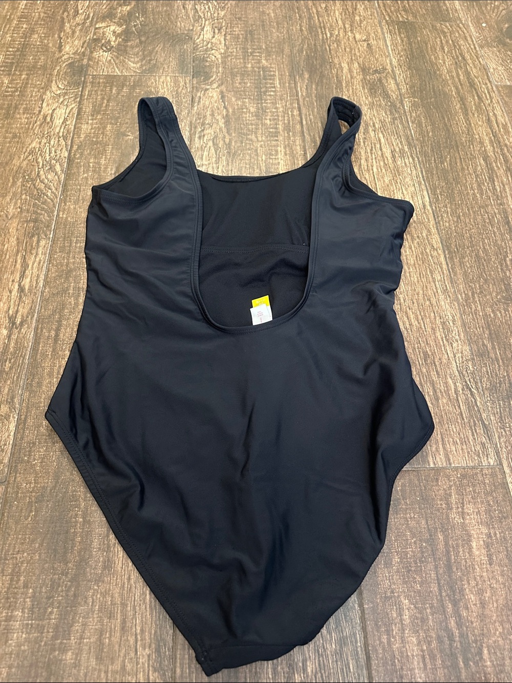 No Boundaries Black Scoop-Neck One-Piece Swimsuit - Picture 2 of 4